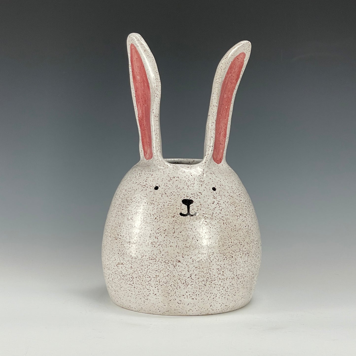 Happy Bunny Vase, chubby