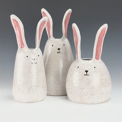 Happy Bunny Vase, thin
