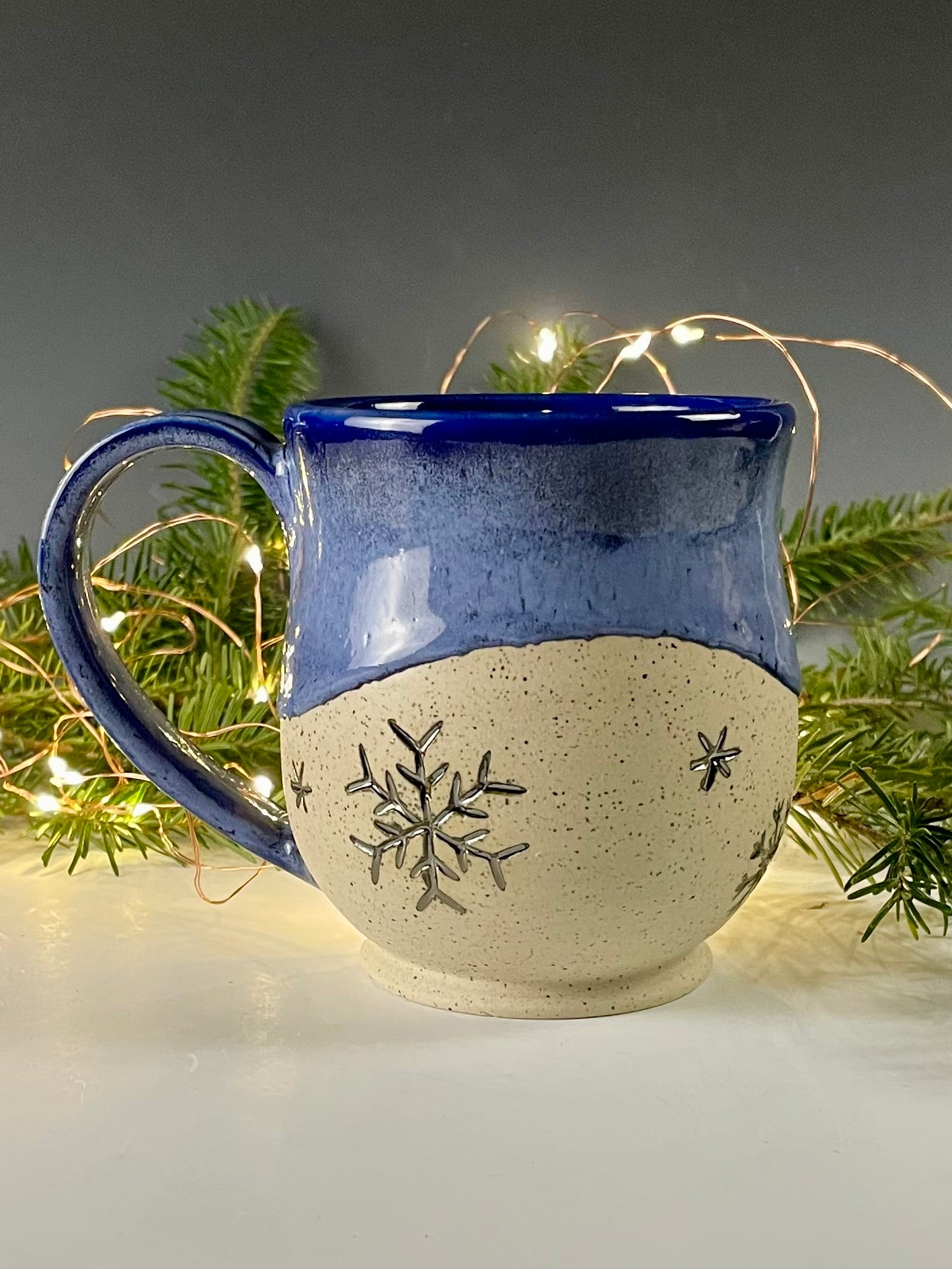 Snowflake Mug Blue