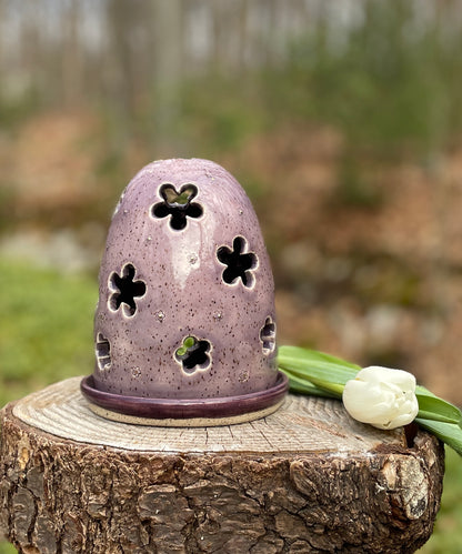 Purple Easter Egg Luminary
