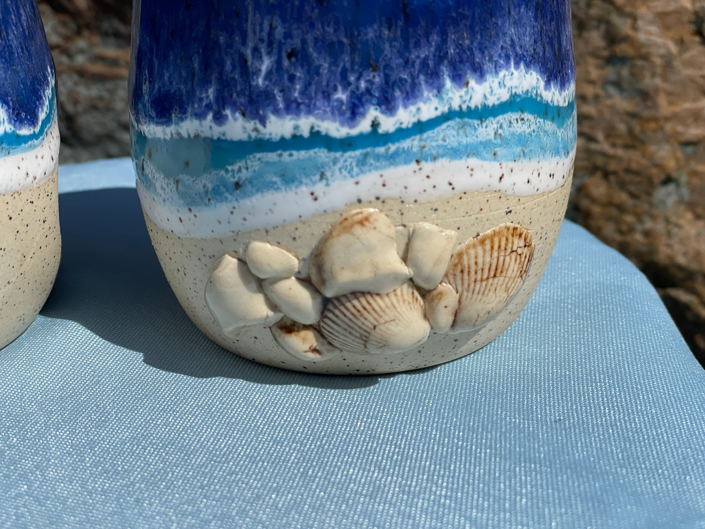 Ocean Tumblers with shells